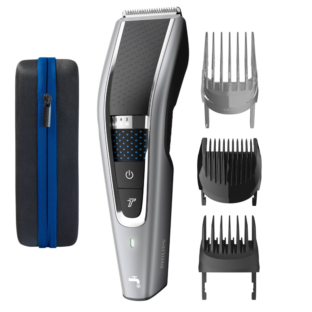 Aparat de tuns barba, PHILIPS HC5650/15, 3 pieptene, Gri [1]