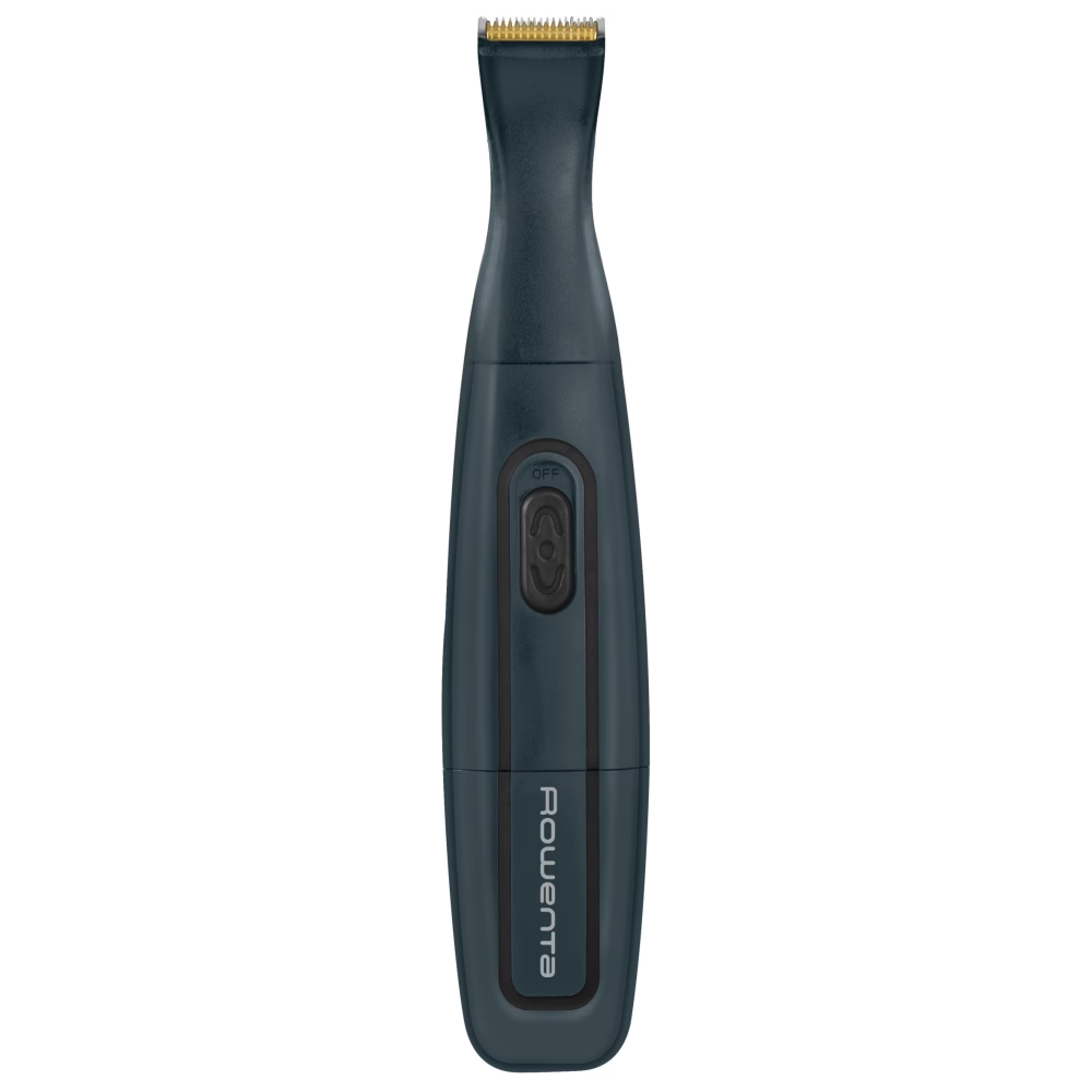 Aparat de tuns barba Rowenta Nomad TN3651F0, lame invelis titan, rezistent la apa, accesoriu pentru ras, baza de depozitare, albastru [3]