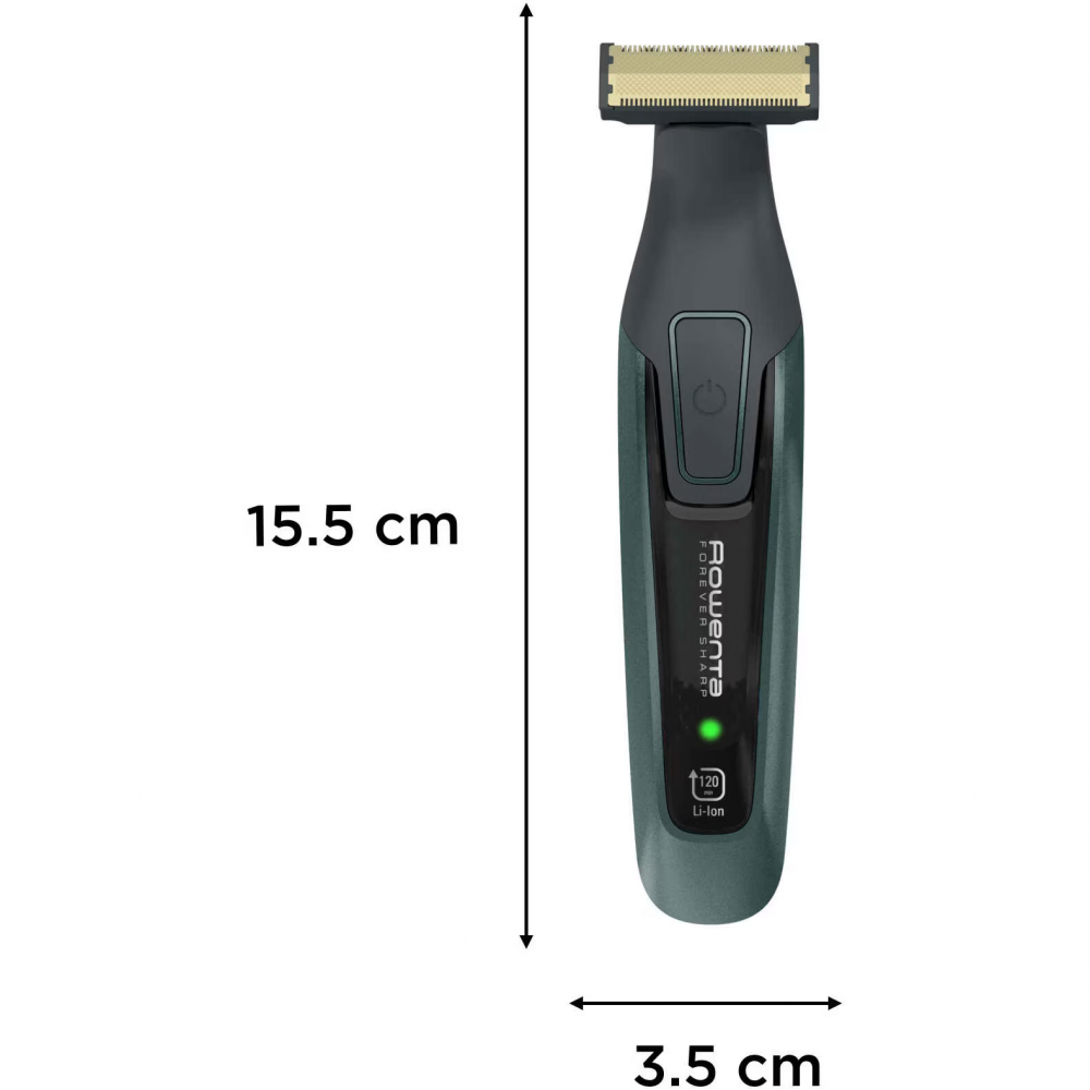 Aparat de tuns, conturat si ras Rowenta Forever Sharp Comfort TN6044E0, 5 piepteni detasabili, autonomie 120 min, incarcare rapida, wet & dry, husa inclusa, negru [4]