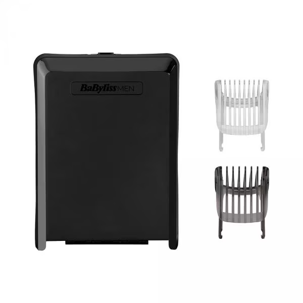 Aparat de tuns parul si aranjat barba BaByliss Carbon Steel Hair Clipper, 2 accesorii E977E [4]