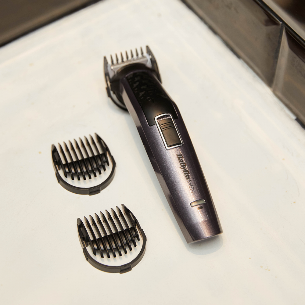Aparat de tuns si ras BaByliss MT727E Carbon Titanium 10in1 Multi Trimmer, 10 Accesorii, 3 capete, Negru [4]