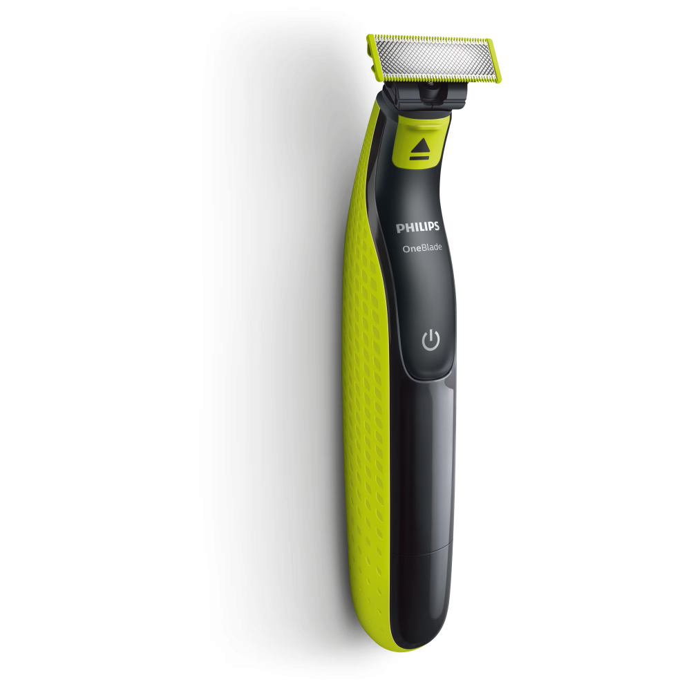 Aparat hibrid de barbierit si tuns barba PHILIPS OneBlade QP2724/30, pieptene reglabil 5 in 1, reincarcabil, umed si uscat, 45 min, USB-A, husa, capac de protectie, lama inlocuibila suplimentara, Verd [2]