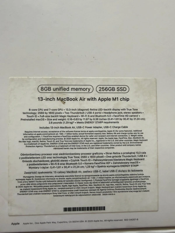 Apple MacBook Air M1 256GB SSD, 8GB RAM (RESIGILAT) [4]