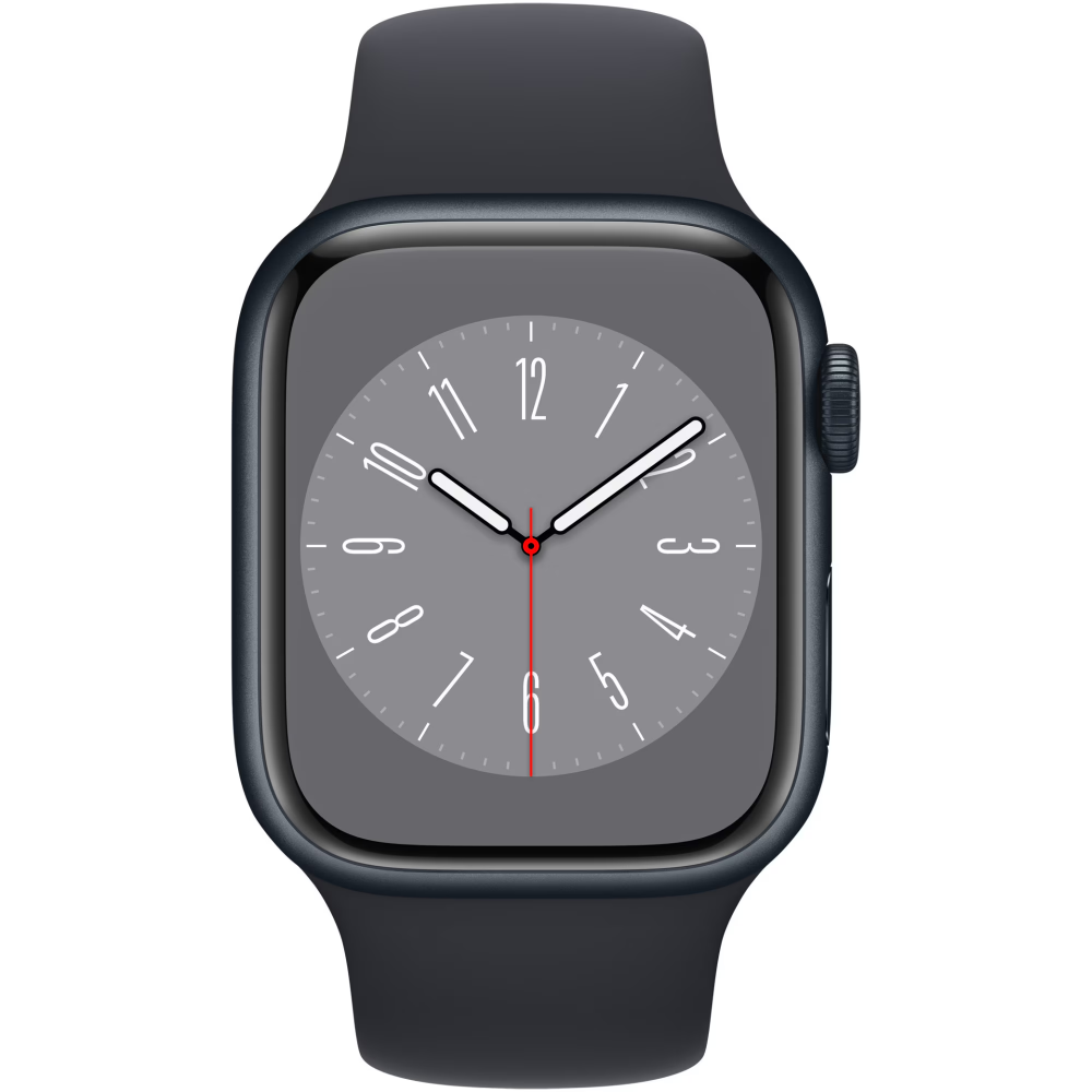 Apple Watch 8, GPS, Carcasa Midnight Aluminium 41mm, Midnight Sport Band (RESIGILAT) [2]