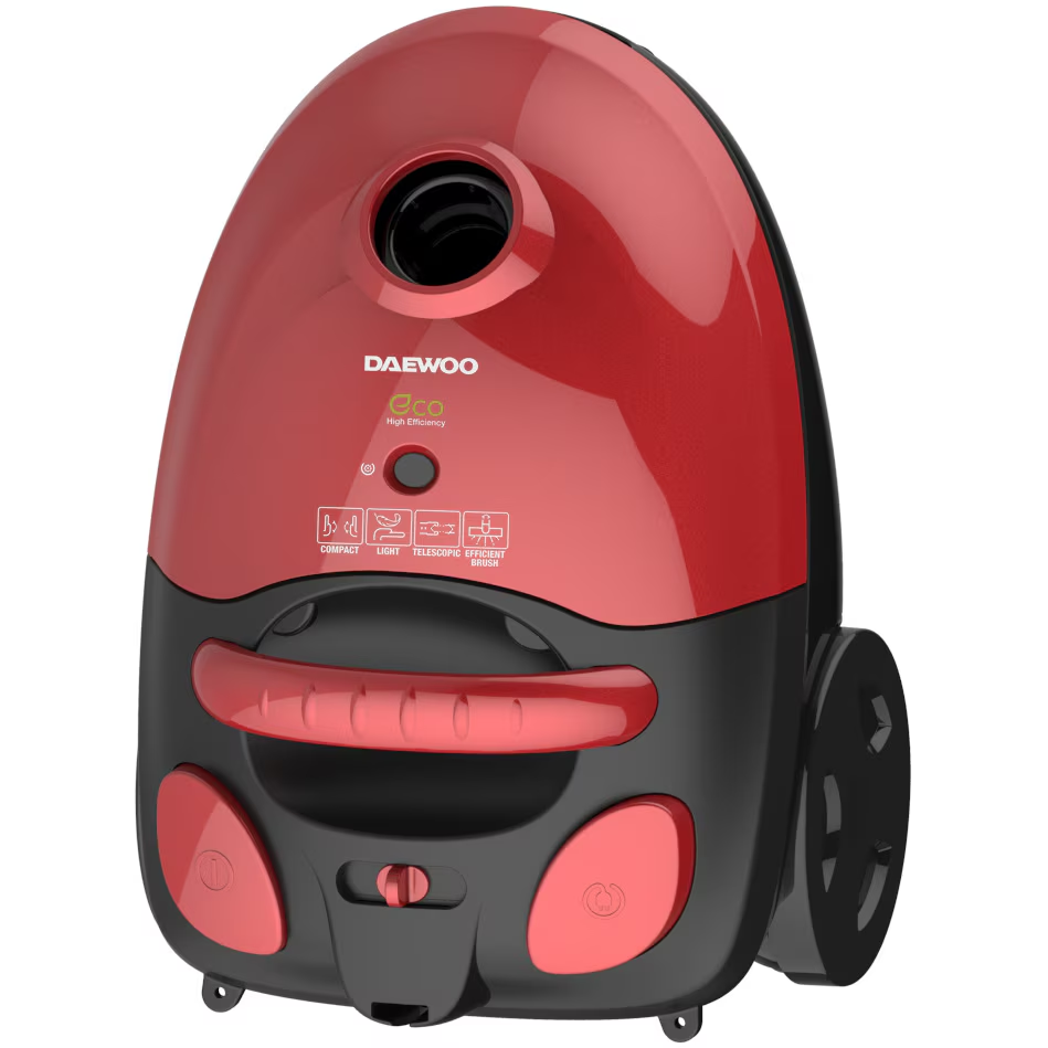 Aspirator cu sac Daewoo RC-230R-3, 700 W, capacitate sac de hartie 2 l, cotrol putere variabil, tub telescopic, furtun rotativ 360 grade, perie standard + accesorii pentru tapiterie si locuri inguste, [2]