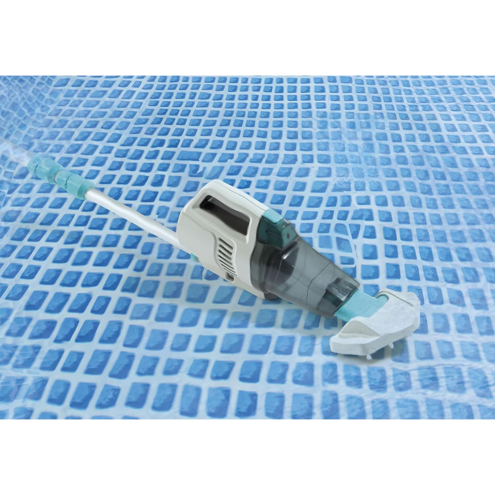 Aspirator de mana pentru piscine ZR100 Intex 28626, reincarcabil, autonomie 50 minute, capacitate 45 L/min, cu brat telecopic max 239 cm [2]