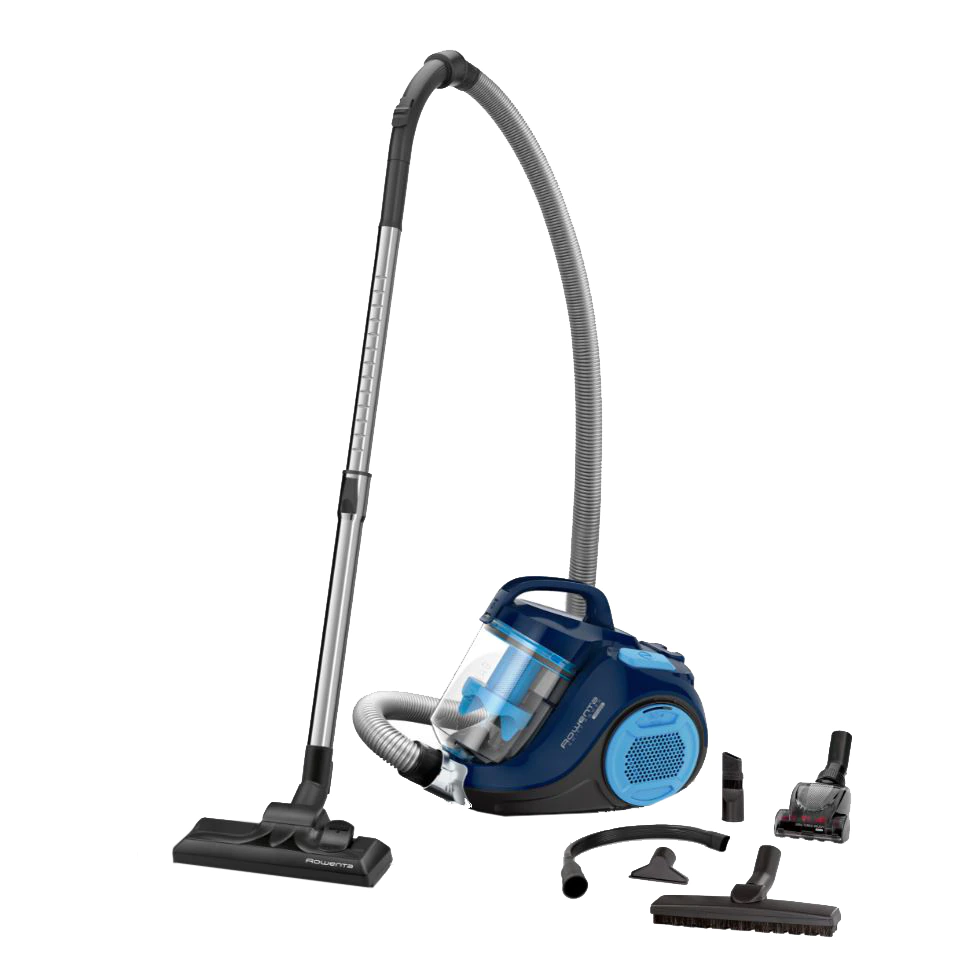 Aspirator fara sac Rowenta Swift Power Cyclonic RO2981EA, 750W, tehnologie ciclonica avansata, raza de acoperire 7.55m, sistem de filtrare eficient, albastru [1]