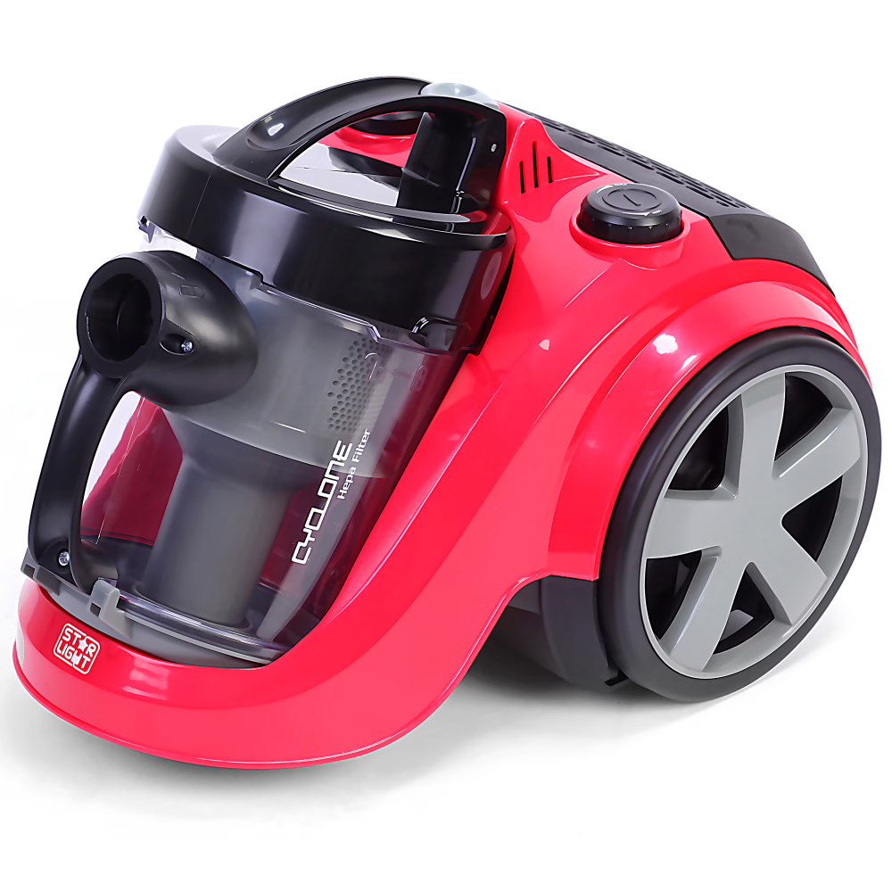 Aspirator fara sac Star-Light ACTY-718R, 700 W, 1.8 l, tub telescopic, variator de putere, filtru HEPA, rosu/negru [2]