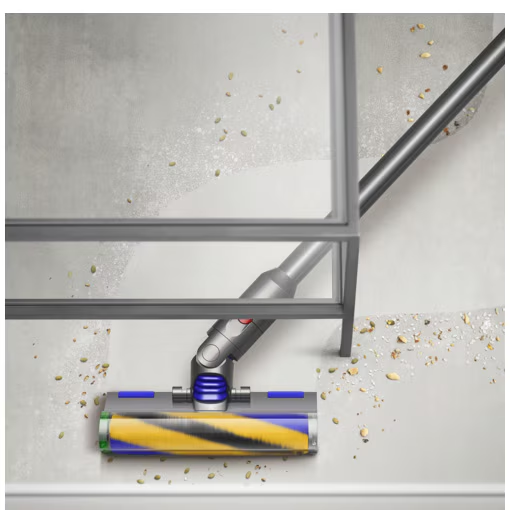 Aspirator vertical cu spalare Dyson V15s Detect Submarine 448798-01, 660 W, 0.76 l, 240 AW, autonomie 60 minute, galben/nichel [4]