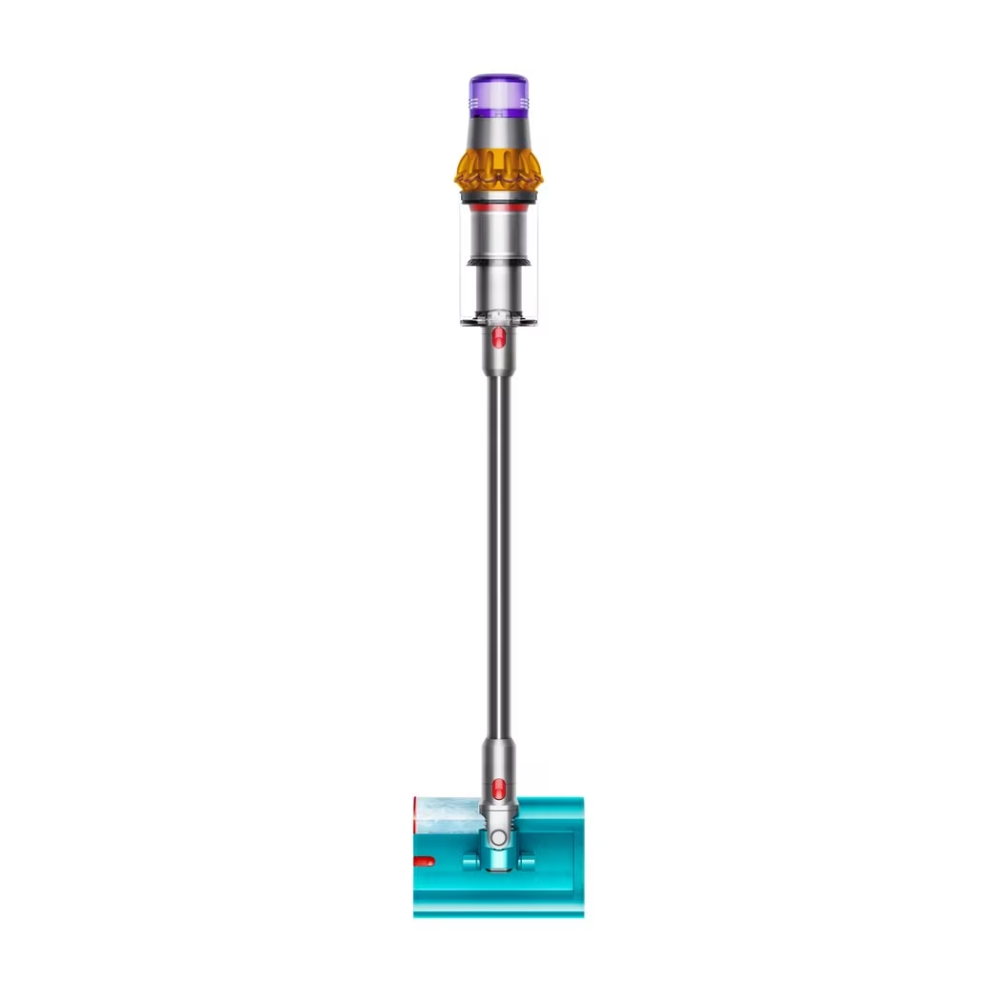 Aspirator vertical cu spalare Dyson V15s Detect Submarine 448798-01, 660 W, 0.76 l, 240 AW, autonomie 60 minute, galben/nichel [2]