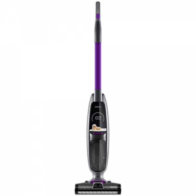 Aspirator vertical cu spalare JIMMY PowerWash HW8 Pro, 300W, display LED, presiune de aspirare de 15000Pa, Argintiu/Mov [2]