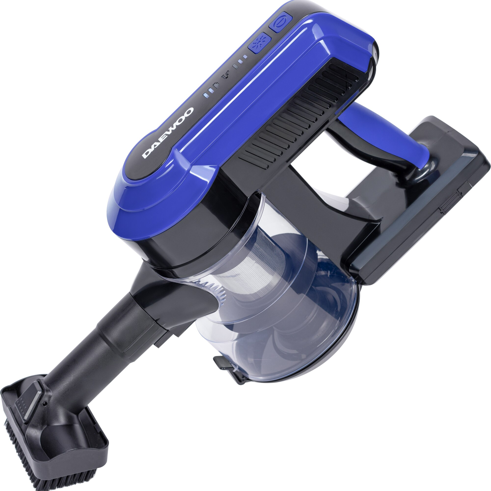Aspirator vertical Daewoo RSH-410GB-1, 300W, motor BLDC, putere de aspirare 16.5Kpa, filtru HEPA, baterie Litiu-Ion 29.6volti, autonomie 40 de minute, control pe maner, indicator de putere, perie stan [4]