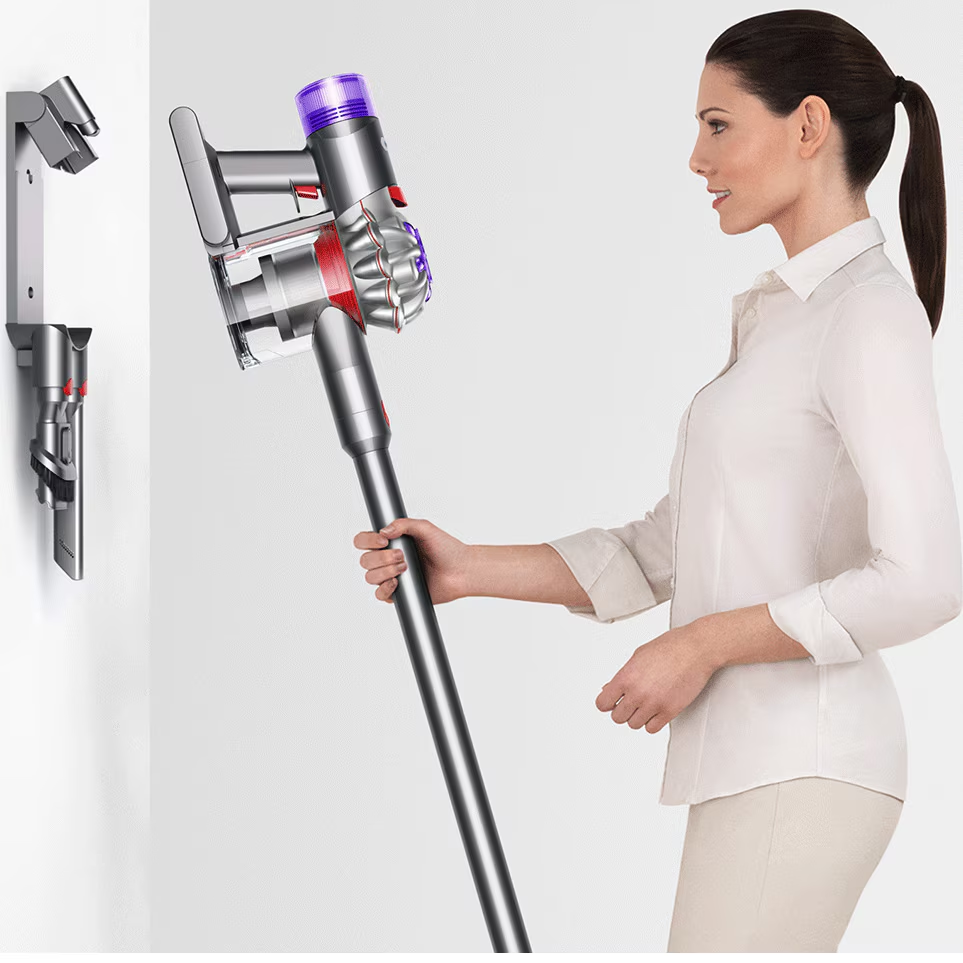 Aspirator vertical fara fir Dyson V8 2023 446969-01, 425 W, 21.6 V, capacitate colectare 0.54 l, autonomie 40 minute, gri [3]