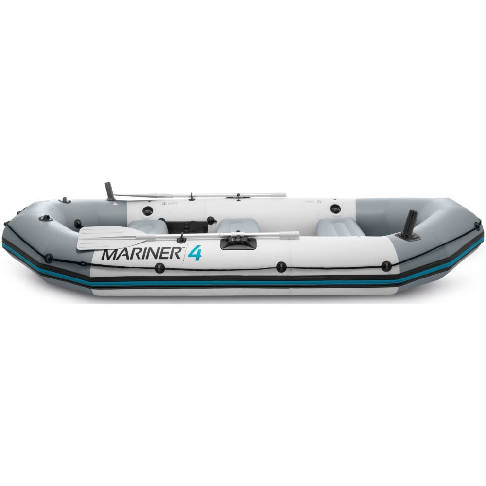 Barca gonflabila Intex Mariner 4, capacitate 500kg, 328cmx145cmx48cm [3]