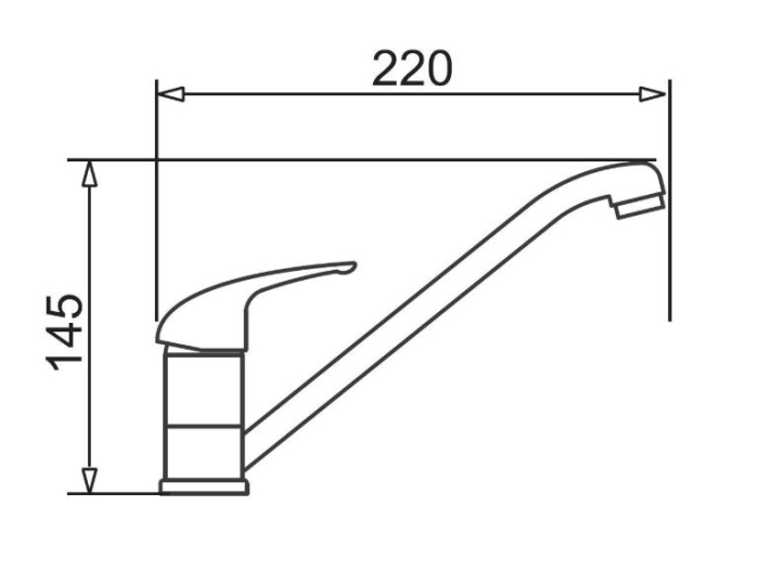 Baterie bucatarie Pyramis ASALIA monocomanda [2]