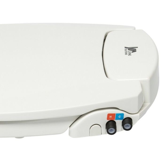 Bideu non-electric Living Solutions TB-220, temperatura apei reglabila manual, inchidere capac/sezut hidraulica, 2 tije de spalare [3]