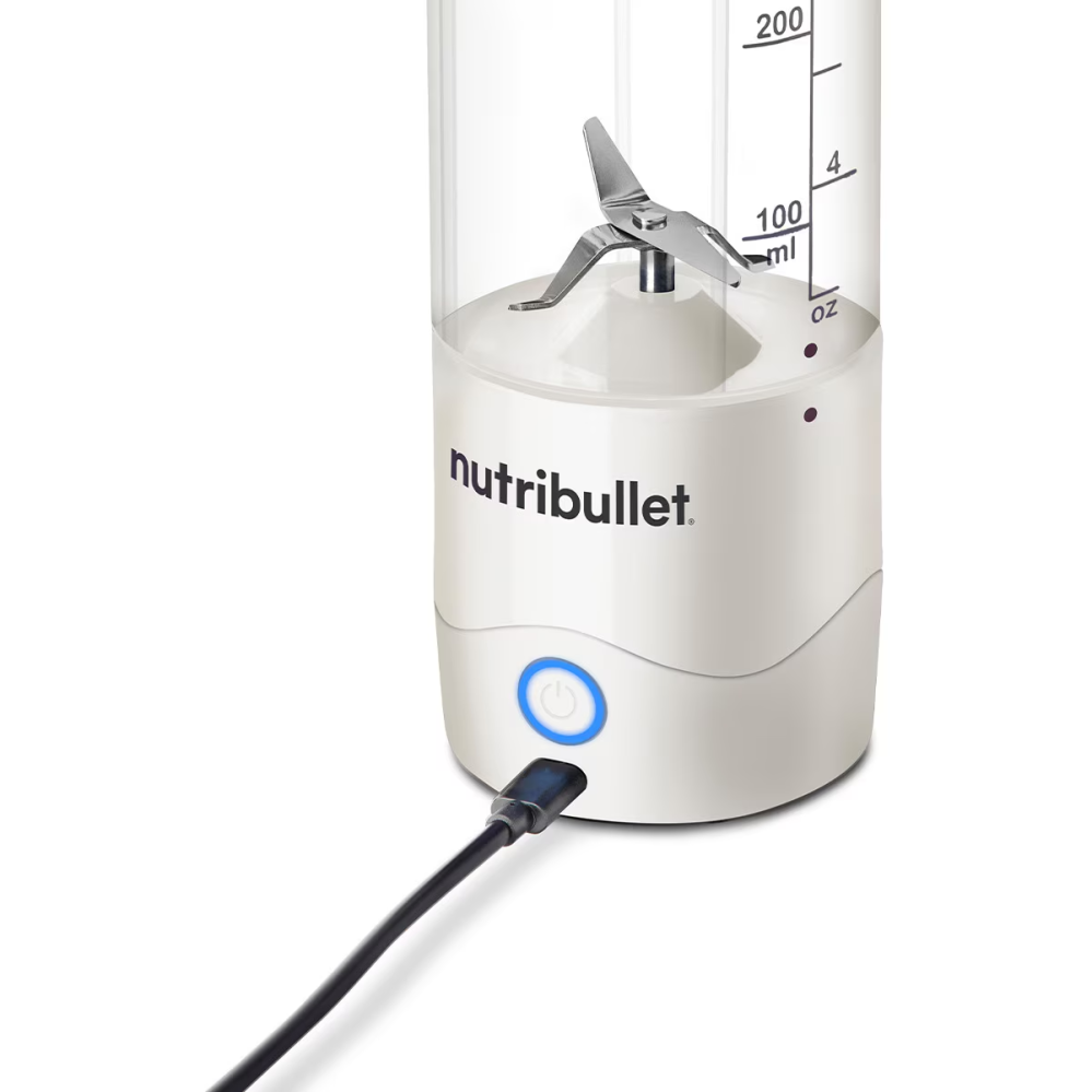Blender portabil Nutribullet® 0C22300093, capacitate 475 ml, 15 utilizari per incarcare, USB-C, alb [3]