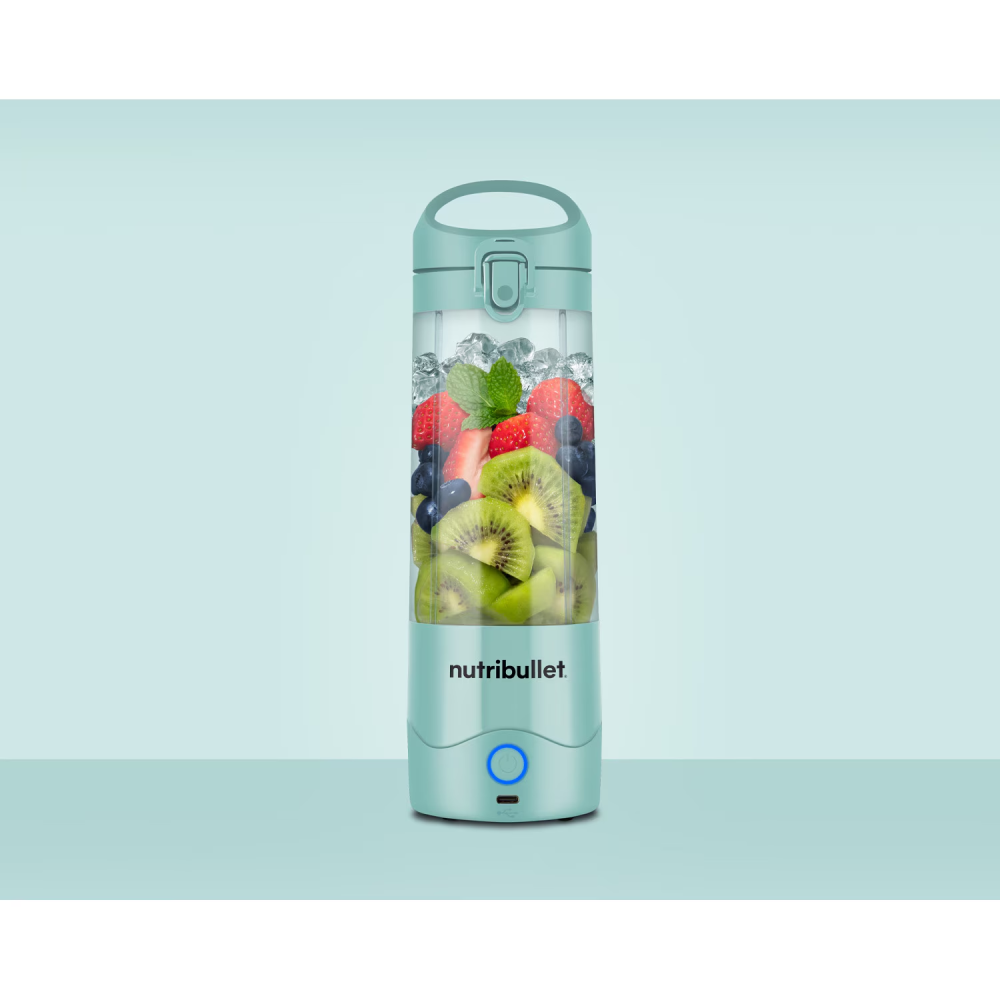 Blender portabil Nutribullet NBP003LBL, cupa 475 ml, USB-C, albastru deschis [4]