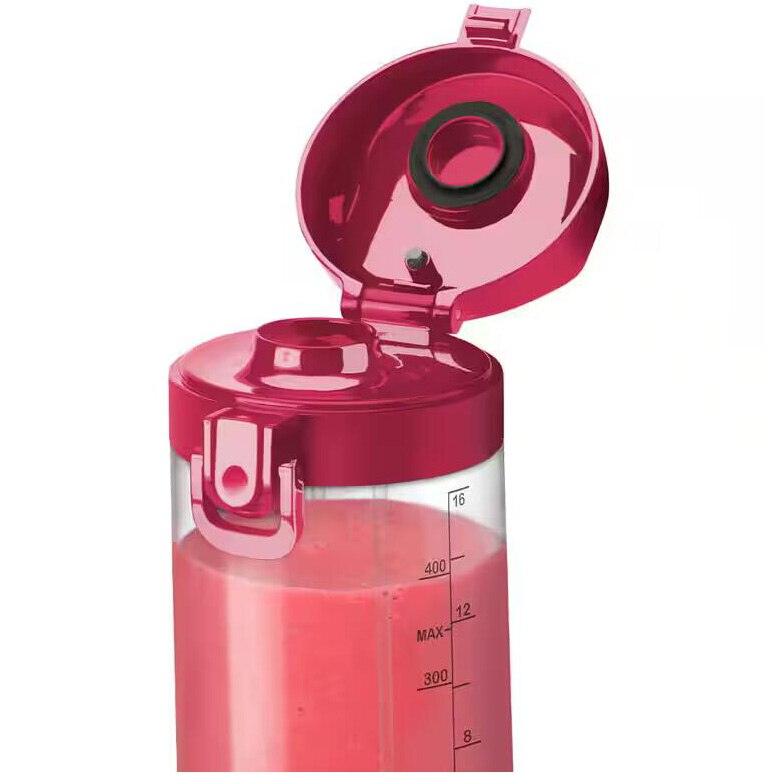 Blender portabil Nutribullet® NBP003MA, cupa 475 ml, USB-C, magenta [2]