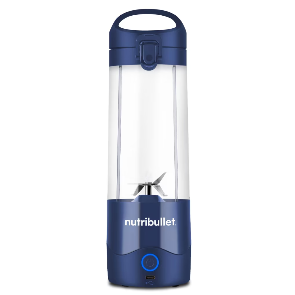 Blender portabil Nutribullet® OC003NBL, capacitate 475 ml, 15 utilizari per incarcare, USB-C, albastru [2]