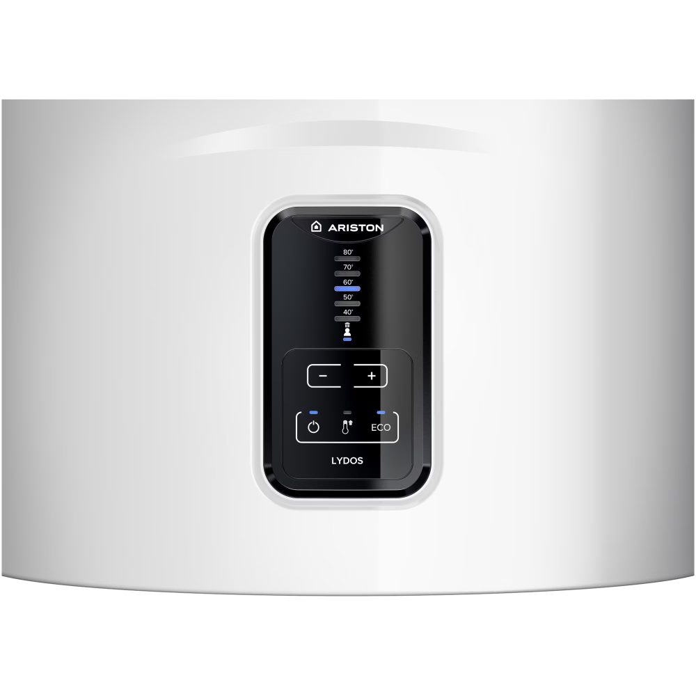 Boiler electric Ariston Lydos Eco 100, 1800 W, 100l, Tehnologie WaterPlus, Display digital, Eco Evo, T-MAX, TitanShield, Rezervor emailat cu Titan, Alb [3]