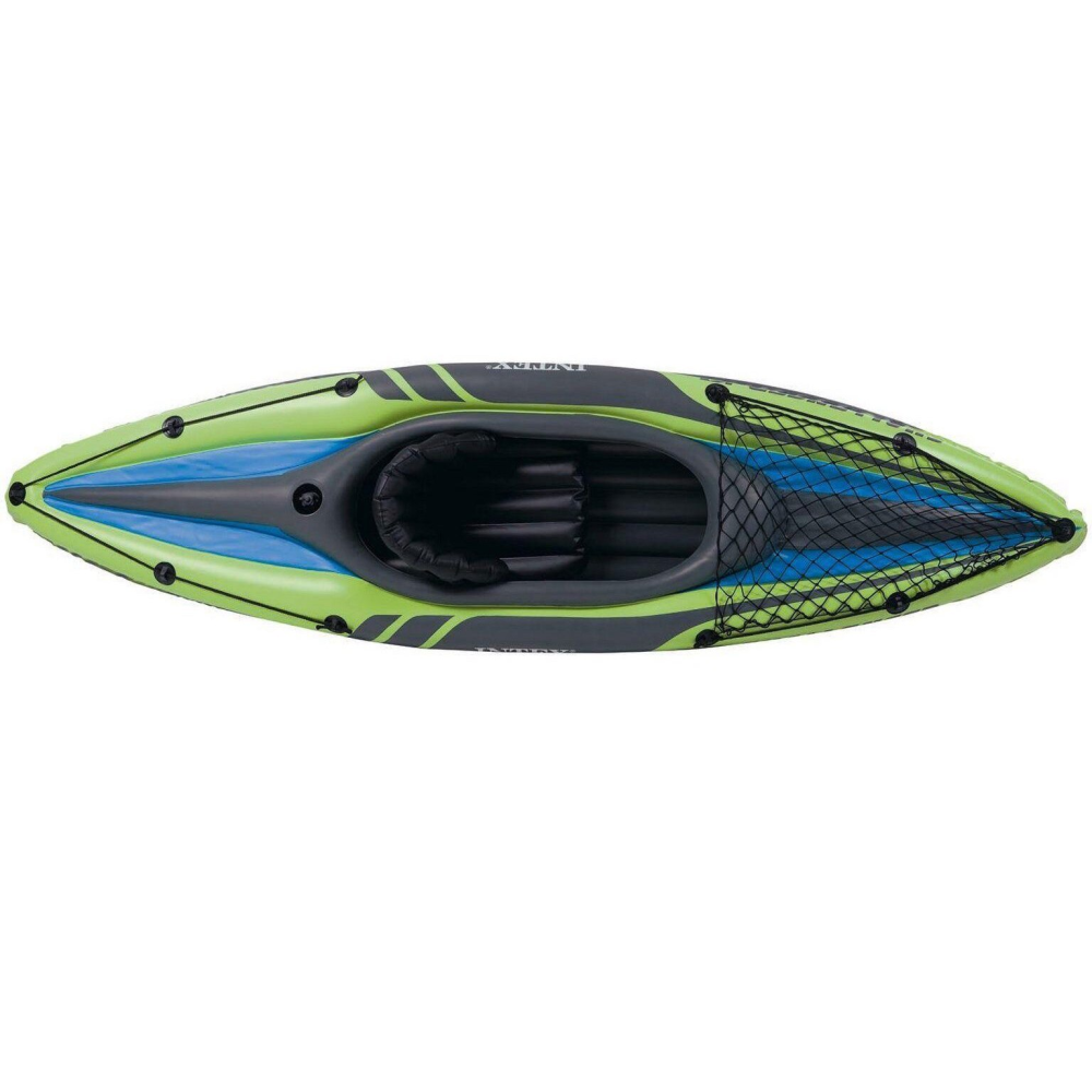 Caiac gonflabil Intex Challenger K1 pompa + vasle incluse, 2.74m x 76cm [2]