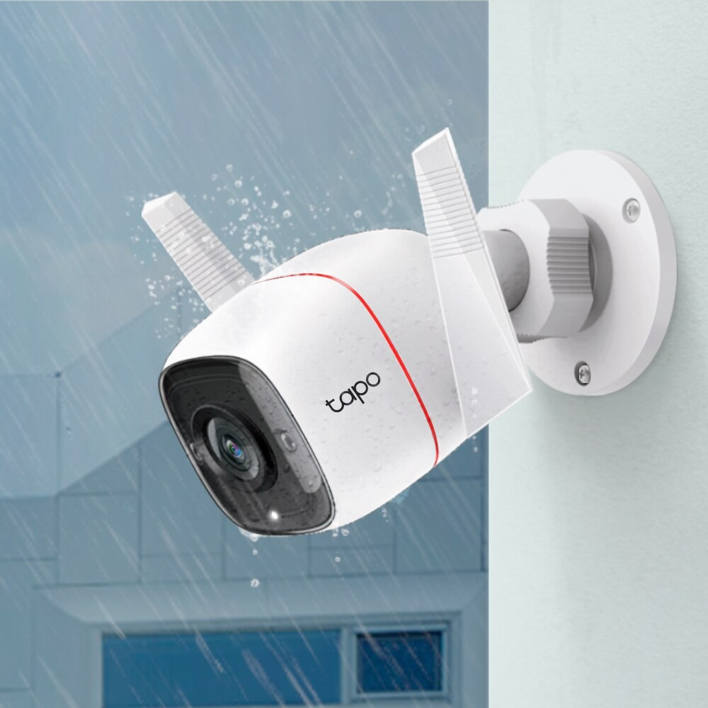 Camera de supraveghere pentru exterior smart, TP-Link Tapo C310 , 3MP, conexiune Wi-Fi sau prin cablu, Night Vision, Detecteaza miscari si trimite notificari, Alarma sonora si luminoasa, Functie Two-W [3]