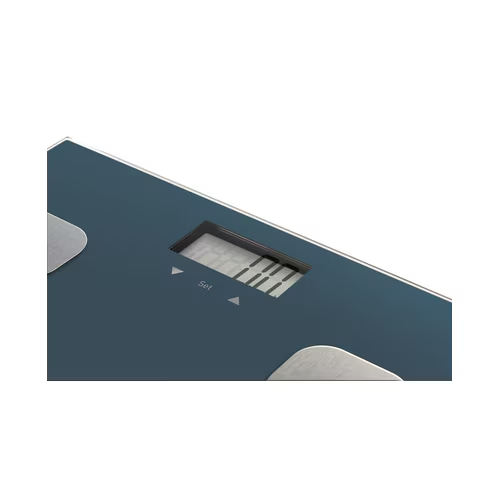 Cantar de baie Tefal Body Up BM2520V0, greutate maxima 150 kg, LCD, Sticla, 8 memorii, Indice de masa corporala, Albastru [3]