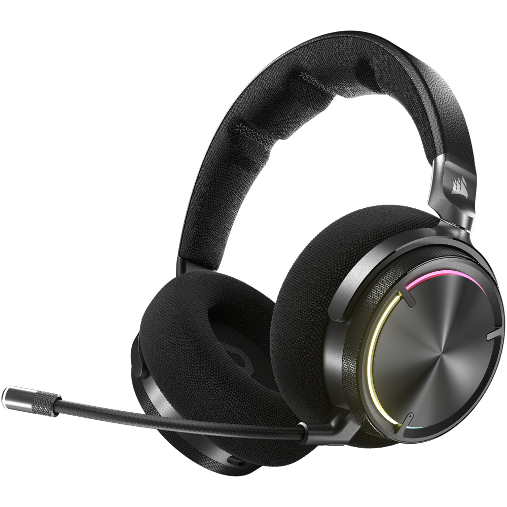Casti gaming Corsair Virtuoso Max 2.4GHz wireless and Bluetooth® , Dolby Atmos®, active noise cancellation, PC, Mac, PS5/PS4, Switch, and mobile, graphene drivers, RGB, carbon [3]