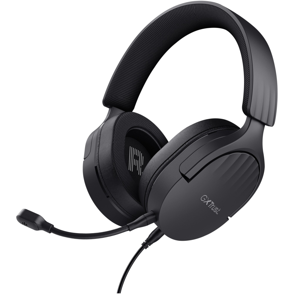 Casti Gaming cu fir Trust GXT489 FAYZO, headset, compatibil PC, PS5, PS4, Xbox Series X|S, Switch, Mobile, microfon, noise-cancelling, Negru [3]