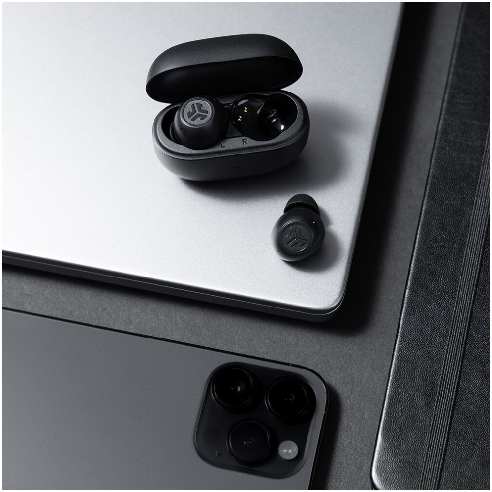 Casti In-Ear JLAB Go Pop ANC, True Wireless, Bluetooth, ANC, Multipoint, Autonomie 24 ore, IP55, Black [2]