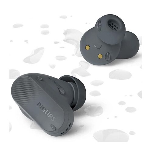 Casti In-Ear Philips TAT3509GY/00, True wireless, Bluetooth, ANC Pro, Microfon, IPX4, Gri [3]