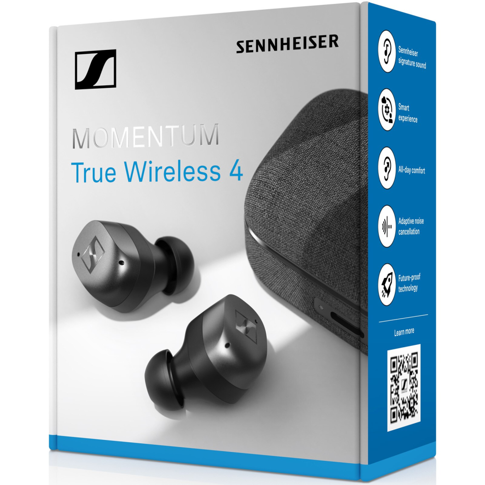 Casti In-Ear Sennheiser Momentum True Wireless 4, Bluetooth, Microfon, Black Graphite [4]
