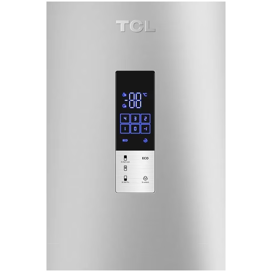 Combina frigorifica TCL MEGA Space RP409BLE0, 409L, Total No Frost, Compresor Inverter, Display Touch, T-Fresh, Multi-air flow, Power Cool, Power Freeze, Sertar Crisper, Usa reversibila, deschidere 90 [3]