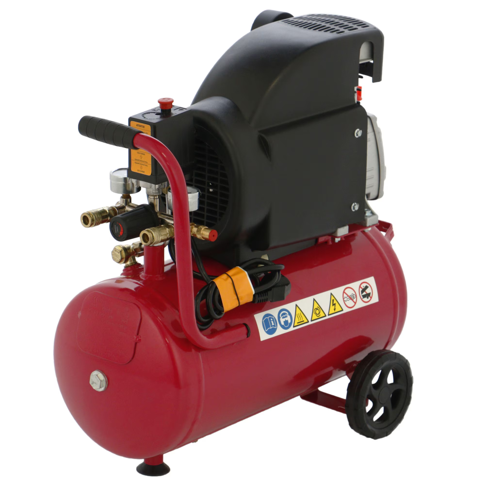 Compresor aer Steinhaus PRO-COM24, 24L, 1500W, 2CP, 8bar, 206l/ min (RESIGILAT) [3]