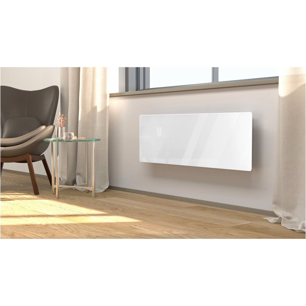 Convector de perete Tesy CCN 06 140 EA Cloud AS W GL , 1400 W, Control internet, FinEco Cloud, Sticla alba [3]