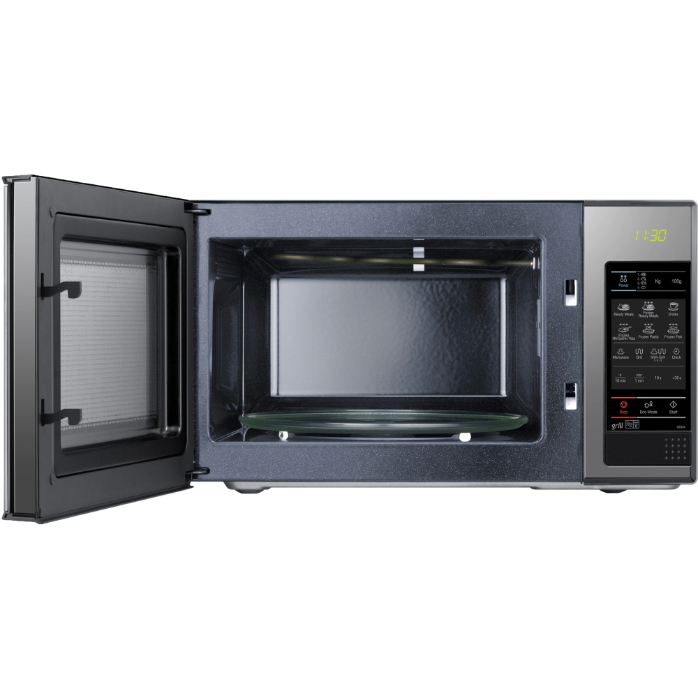 Cuptor cu microunde Samsung GE83X, 23 l, 800 W, Grill, Afisaj digital, Child Lock, Sticla neagra [3]