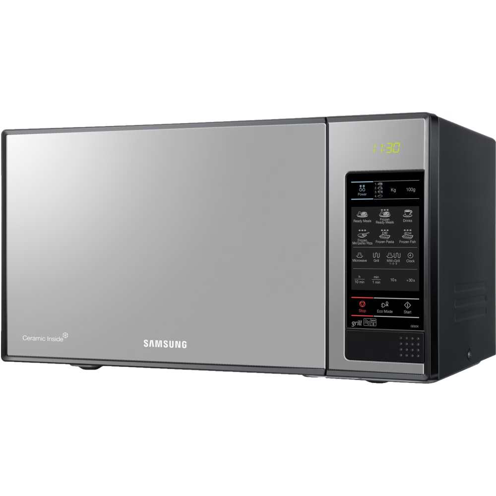 Cuptor cu microunde Samsung GE83X, 23 l, 800 W, Grill, Afisaj digital, Child Lock, Sticla neagra [4]