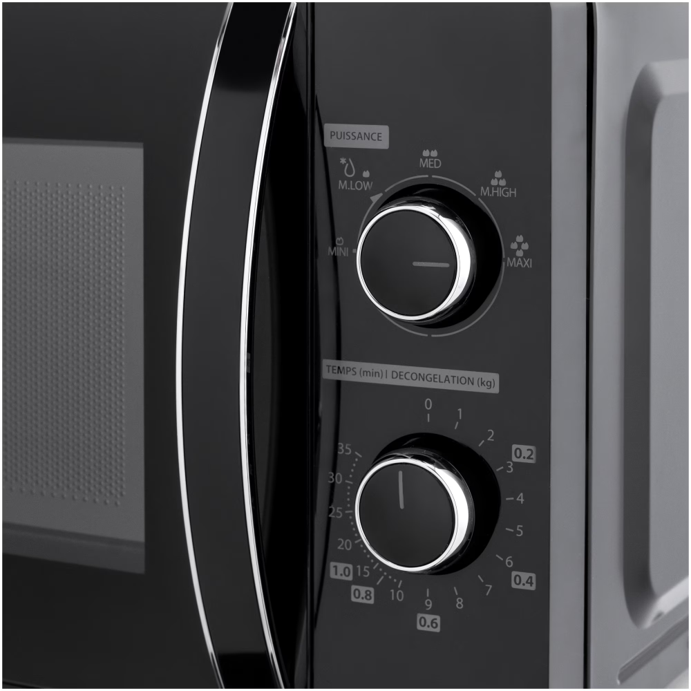 Cuptor cu microunde Toshiba MW-MM20PBK, 20 l, 800 W, Timer, Control mecanic, Iluminare LED, Negru [4]