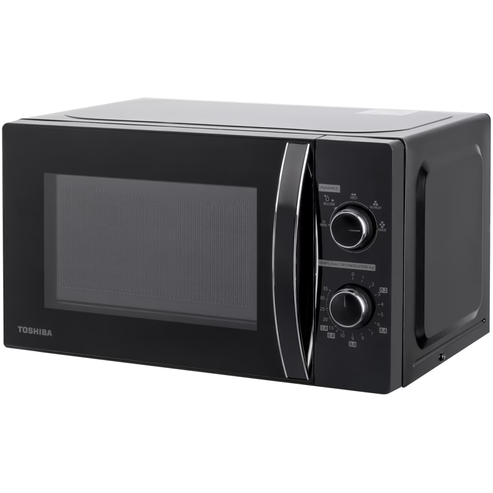 Cuptor cu microunde Toshiba MW-MM20PBK, 20 l, 800 W, Timer, Control mecanic, Iluminare LED, Negru [2]