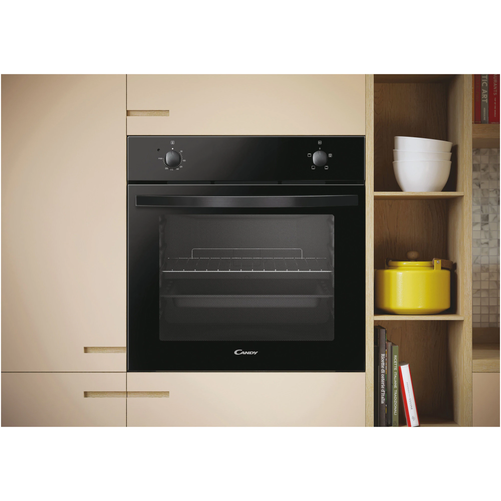Cuptor incorporabil Candy Idea FIDC N100, Electric, 70 l, Clasa A, Negru [4]