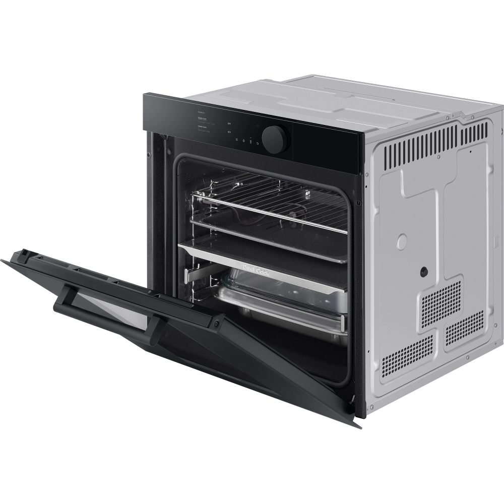 Cuptor incorporabil Samsung NV75T8979RK/EF, Infinite Line, Electric, Autocurare pirolitica, 75l, Dual Cook, Ecran TFT 4.3", WiFi, Sonda temperatura, Soft Close Door, Clasa A+, Negru [4]