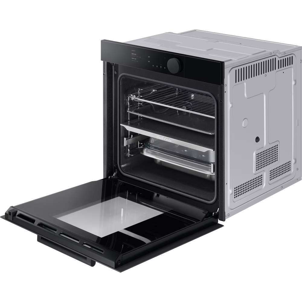 Cuptor incorporabil Samsung NV75T8979RK/EF, Infinite Line, Electric, Autocurare pirolitica, 75l, Dual Cook, Ecran TFT 4.3", WiFi, Sonda temperatura, Soft Close Door, Clasa A+, Negru [5]