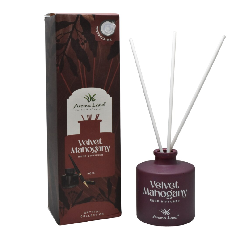 Difuzor de parfum Aromaland Velvet Mahogany, 100ml, lemnos, elegant [1]