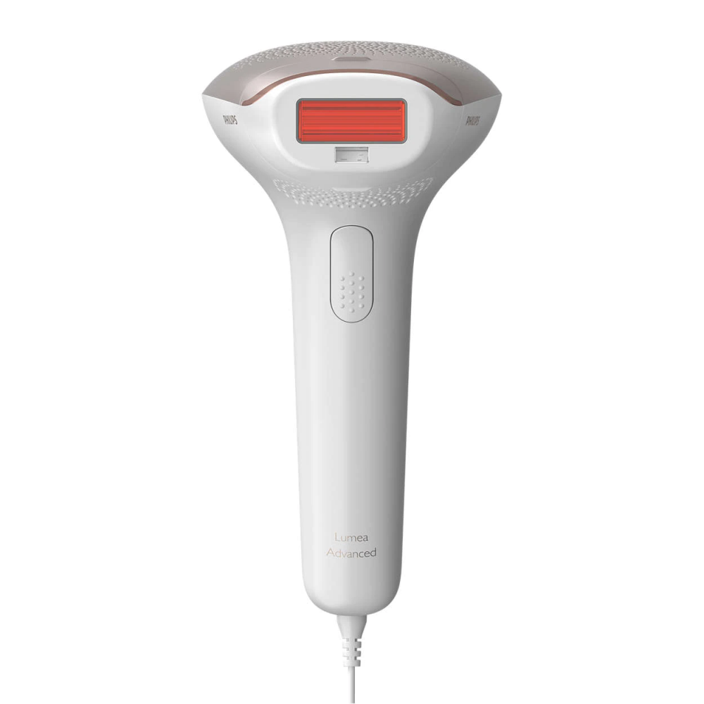 Epilator IPL Philips Lumea SC1998/00, 250.000 impulsuri, Senzor nuanta piele, accesoriu fata, corp si inghinal, utilizare cu fir, husa, Roz/Alb [2]