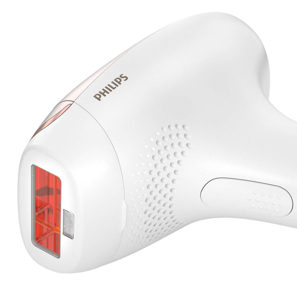 Epilator IPL Philips Lumea SC1998/00, 250.000 impulsuri, Senzor nuanta piele, accesoriu fata, corp si inghinal, utilizare cu fir, husa, Roz/Alb [6]