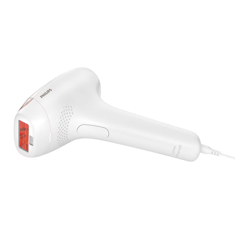 Epilator IPL Philips Lumea SC1998/00, 250.000 impulsuri, Senzor nuanta piele, accesoriu fata, corp si inghinal, utilizare cu fir, husa, Roz/Alb [3]