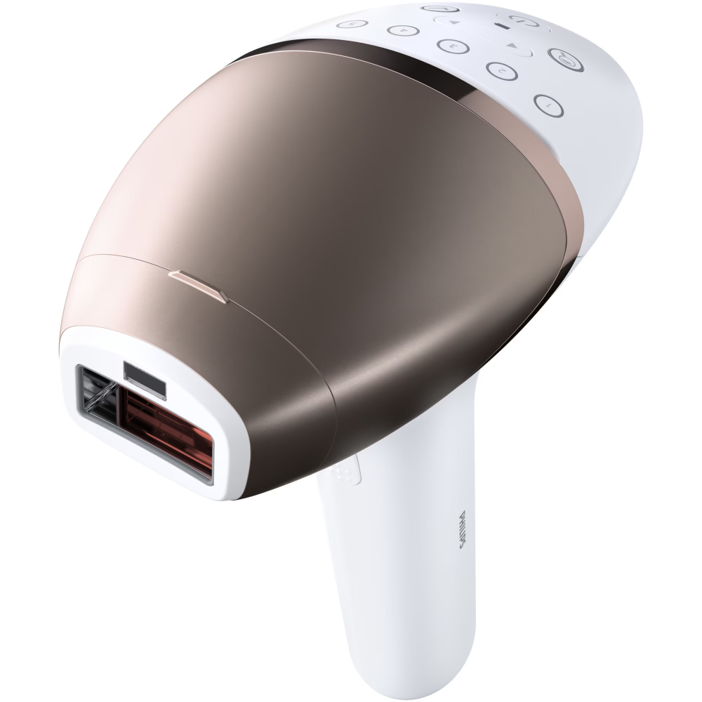 Epilator IPL Philips Lumea Seria 9900 BRI973/00, Senzor Smartskin, tehnologie SenseIQ, conectare la aplicatie cu functii Skin AI, utilizare cu sau fara fir, 450.000 impusuri, accesoriu fata, corp, pre [2]