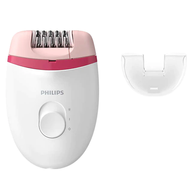 Epilator Philips Satinelle BRE235/00, 2 viteze, cap de epilare lavabil, 1 accesoriu, Alb [2]