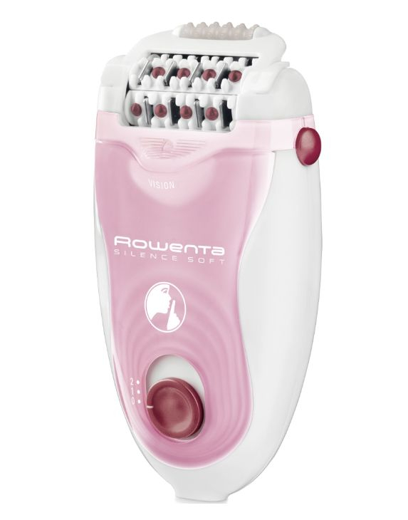 Epilator Rowenta EP5640, 24 Pensete, 2 Viteze, accesoriu exfoliere, Roz/Alb [2]